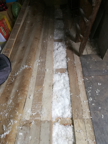 Einblasdämmung oberste Geschossdecke Knauf Supafil