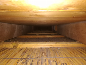 Seitenansicht oberste Geschossdecke ungedämmt