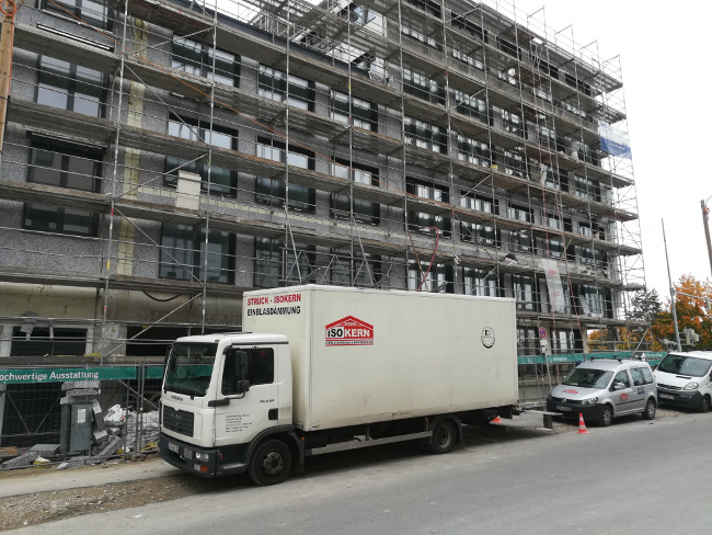 Einblasdämmtechnik vor Ort Brandschutz