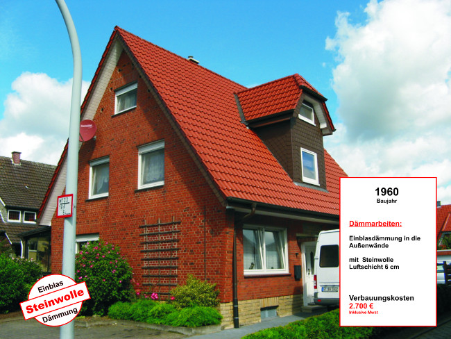 Kosten Einblasdämmung Kerndämmung Keis Gütersloh