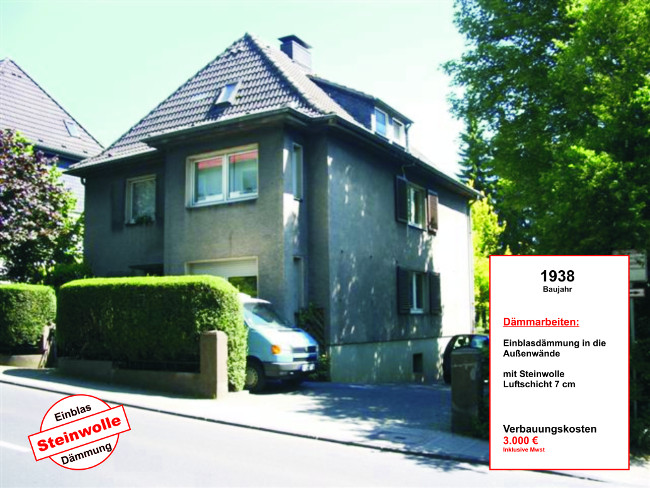 Kosten Kerndämmung Einblasdämmung Rheinland