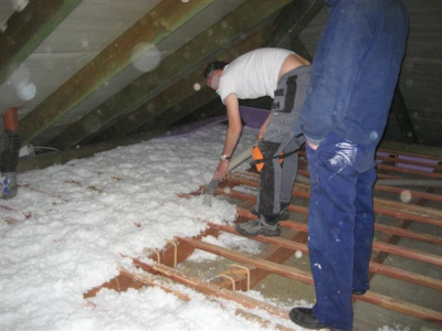 Steinwedel oberste Geschossdecke gedämmt & isoliert