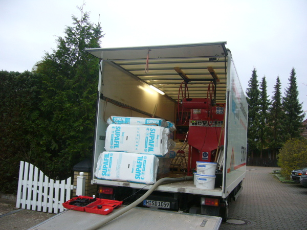 Einblasdämmtechnik in Lehrte im Einsatz