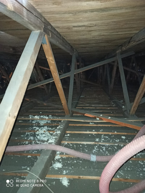 Die alte Bestandsdämmung ist nicht zeitgemäß